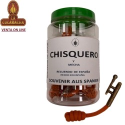 Chisquero Mechero Encendedor de mecha Oro Viejo La Cucaracha.****