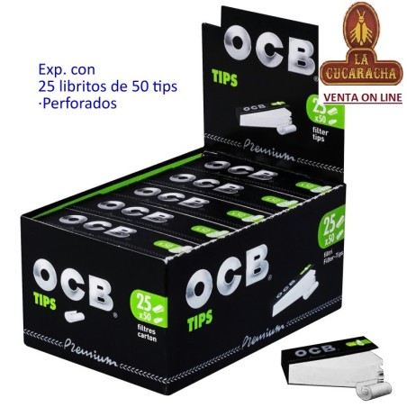 2 Cajas 25 libros 50 filtros tips carton perforados OCB.