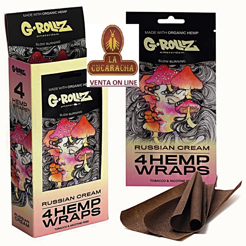 CAJA 15 PACK CON 4 BLUNTS G-ROLLZ «Russian Cream».