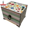 CAJA-JOYERO-REGALO MADERA 14.50X11.50X12 CM. CAJAS DECORADAS.