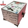 CAJA-JOYERO-REGALO MADERA 14X9X10.50 CM. CAJAS DECORADAS.