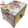 CAJA-JOYERO-REGALO MADERA 18X13.50X13 CM. CAJAS DECORADAS.