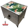 CAJA-JOYERO-REGALO MADERA 18X13.50X13 CM. CAJAS DECORADAS.