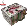 CAJA-JOYERO-REGALO MADERA 12.50X10X7 CM. CAJAS DECORADAS.