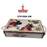 CAJA-JOYERO-REGALO MADERA 12.50X10X7 CM. CAJAS DECORADAS.