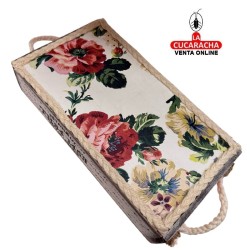 CAJA-JOYERO-REGALO MADERA 12.50X10X7 CM. CAJAS DECORADAS.