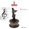 FIGURA MUSICAL JOHANN STRAUSS DANUBIO AZUL C/MOVIMIENTO.