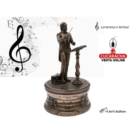 FIGURA MUSICAL VERDI LA DONNA E MOBILE C/MOVIMIENTO.