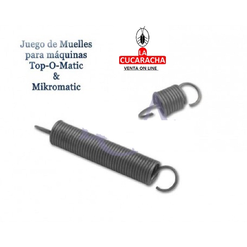 JUEGO MUELLES PACK 2 UDS PARA TOP MAT Y MICROMATIC