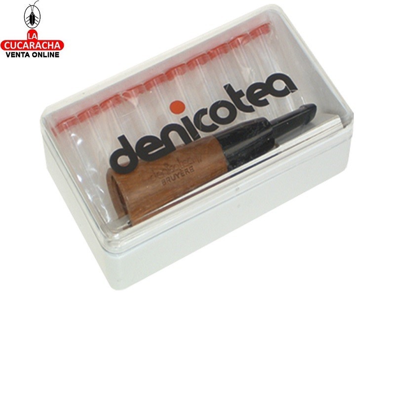 BOQUILLA DENICOTEA PUROS MADERA CON 10 FILTROS