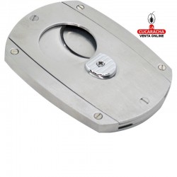 Cortapuros metálico, apertura automática, hecho en acero inoxidable, color cromado