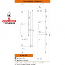 Abrepuertas Dorcas 54 ABF S-Frente