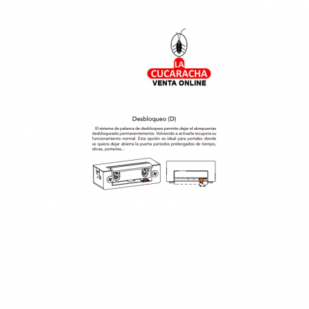 Abrepuertas Dorcas AD/S C/FRENTE