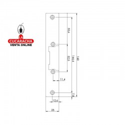 Frente Abrepuertas Dorcas 901 CORTO 2