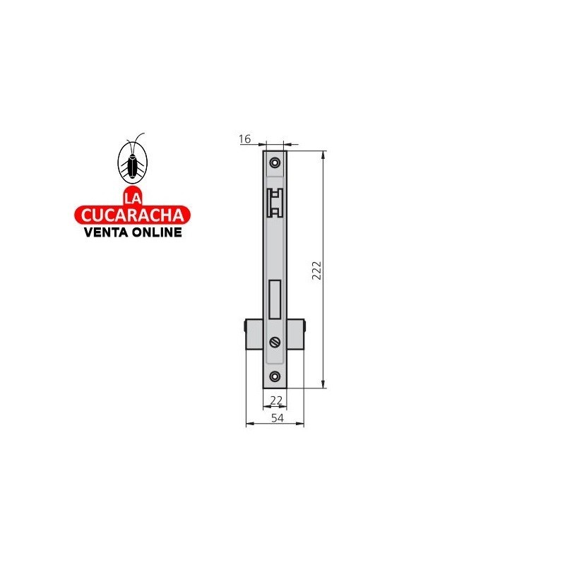 Cerradura CVL 1963/5 Cilindro Laton