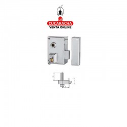 Cerradura de Sobreponer CVL Esmaltada 156BR