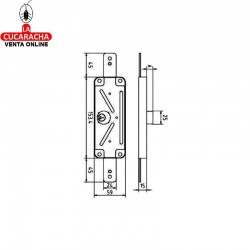 Cerradura MCM Persiana 1511-AV 2