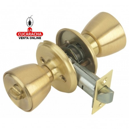 Cerradura MCM Pomo 509-3-3 Laton Mate