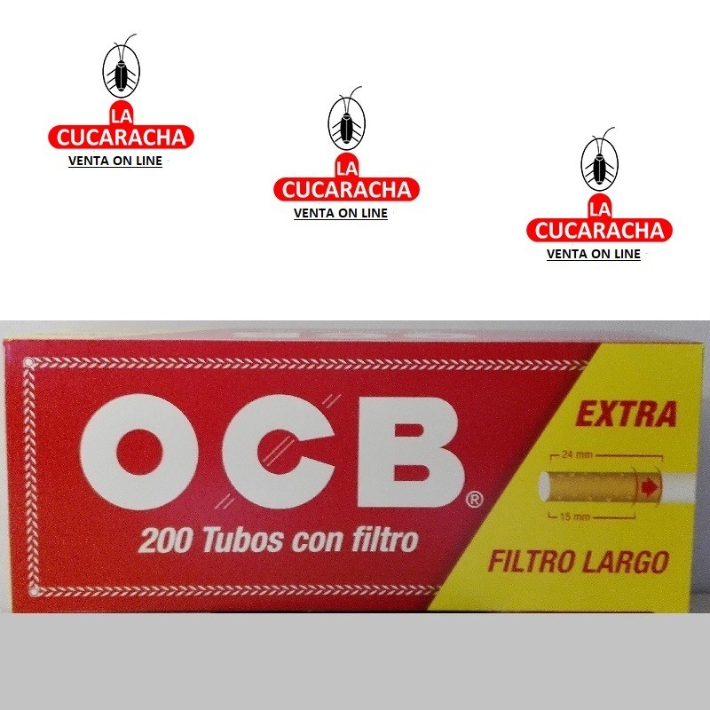 Cajas-Tubos OCB Filtro Largo Caja 200 Cajas-Tubos OCB Filtro Largo Caja 200