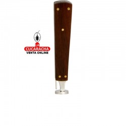 Atacador para pipa con cachas de madera, forma rectangular. Pack 3