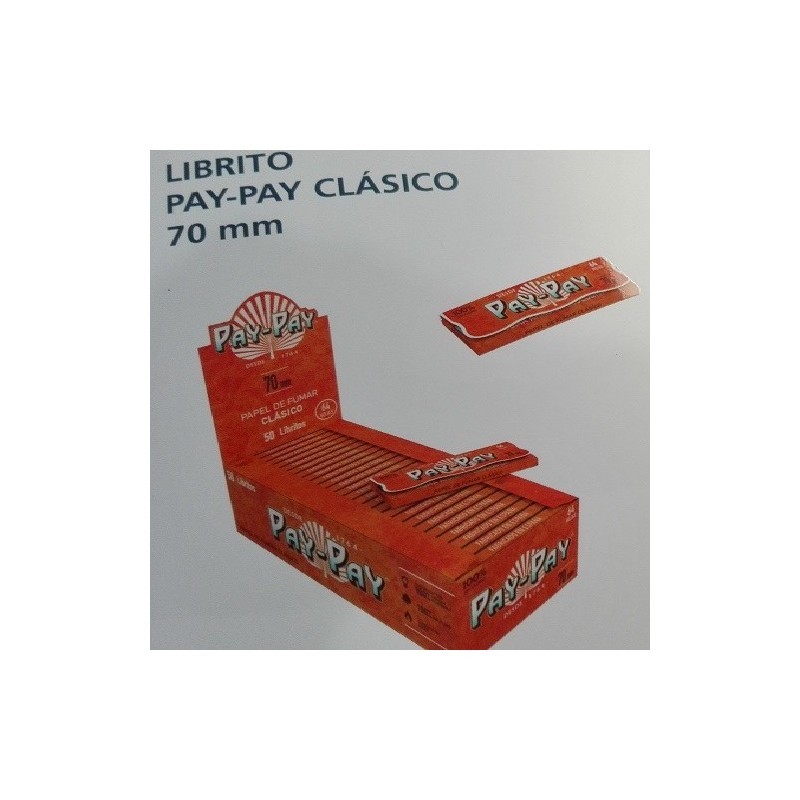 PAPEL FUMAR 70 NARANJA CLASICO PAY PAY