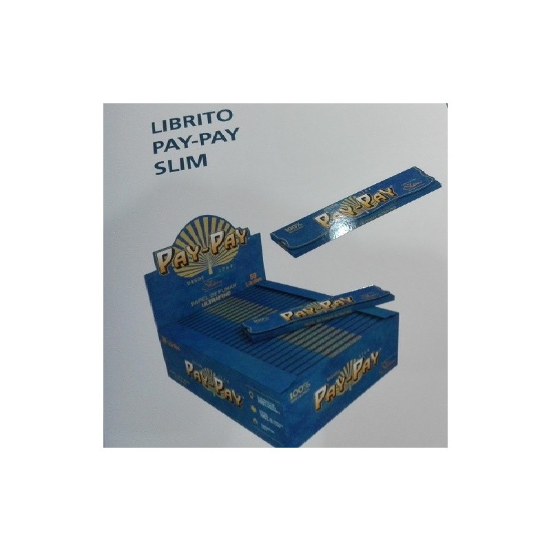 PAPEL FUMAR SLIM 32HOJAS PAY PAY