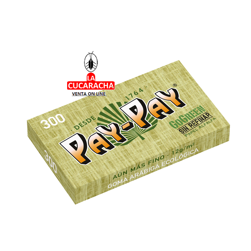 Papel fumar Pay Pay Go Green Mazo 300 hojas