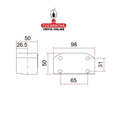 Cierre Antirrobo Persiana SAG-CP1 Acero Inox. 2
