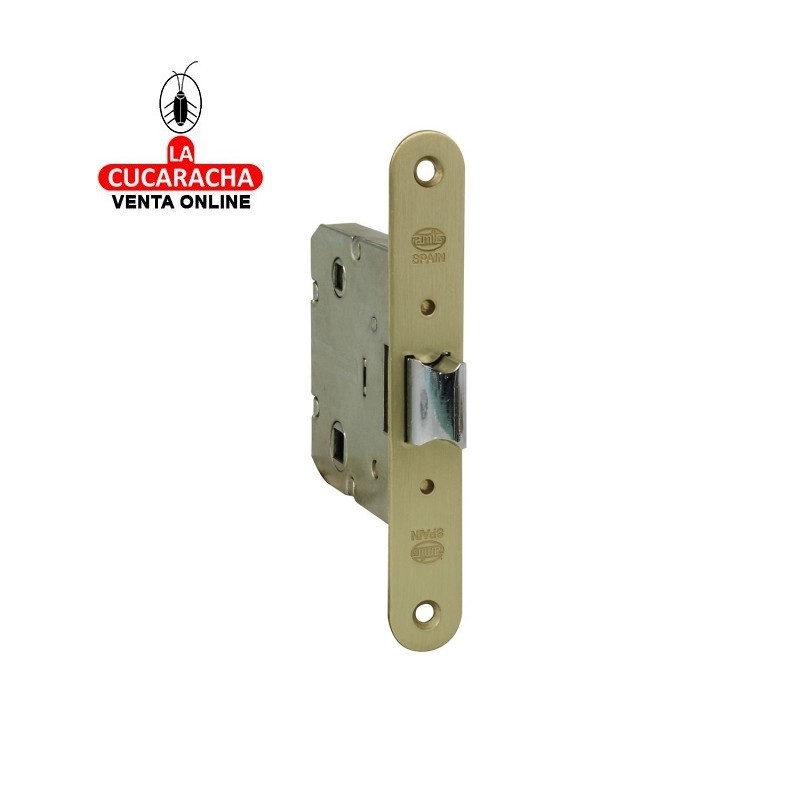 Picaporte Embutir AMIG Modelo 2000-50 C- Redondo. Latonado