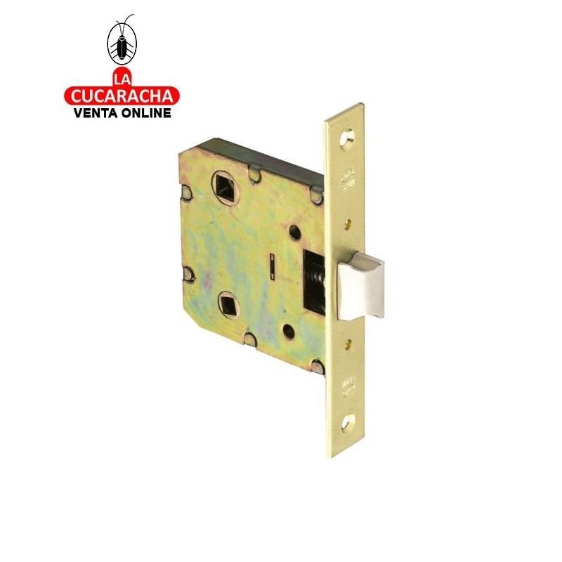 Picaporte Embutir AMIG Modelo 2100-50 C-Recto. Latonado