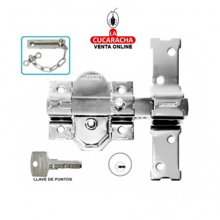 Cerrojo Interfer Modelo 31. -S B-Redondo. Niquel