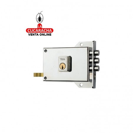 Cerradura YALE Nº 7. Niquel Derecha Cerradura YALE Nº 7. Niquel Derecha