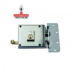 Cerradura YALE Nº6-10. Niquel. Derecha