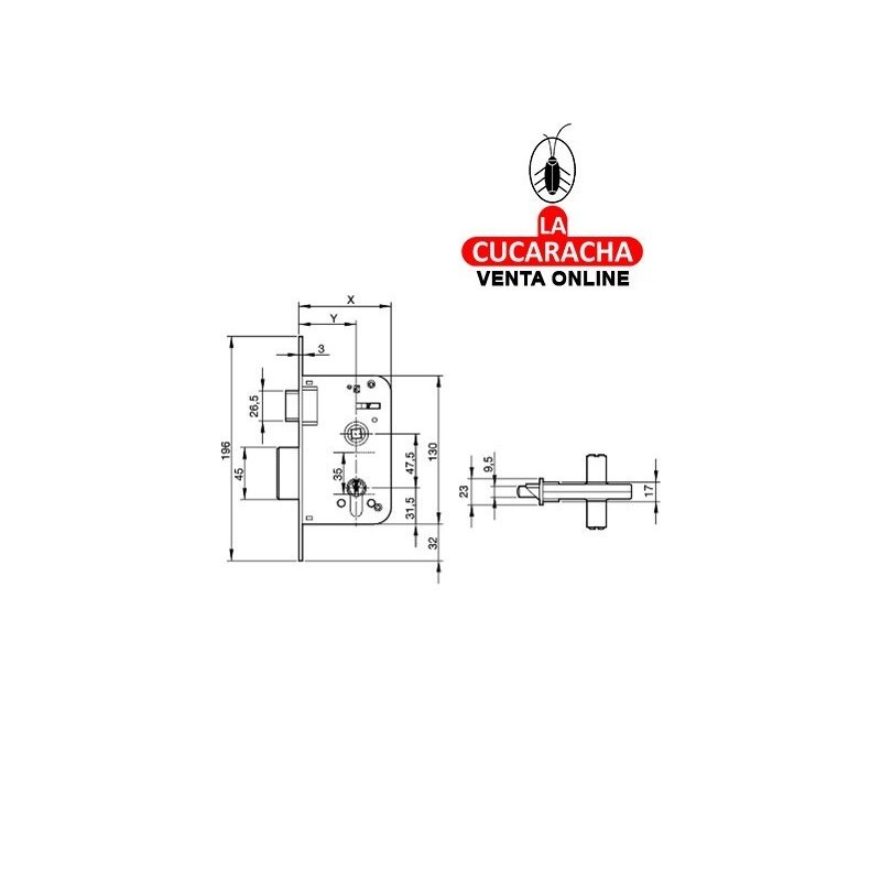 Cerradura YALE Nº600. Siete modelos Cerradura YALE Nº600. Siete modelos
