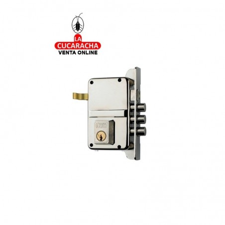 Cerradura YALE Nº8 Niquel. Izquierda Cerradura YALE Nº8 Niquel. Izquierda