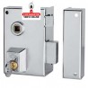 Cerradura de Sobreponer CVL Esmaltada 56BR 70mm. Derecha