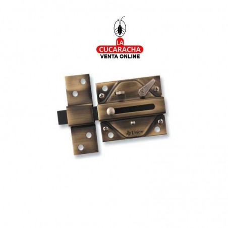 Cerrojo LINCE Seguridad 7930 Cobre Viejo