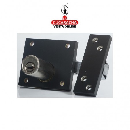 Cerrojo LINCE 7930R más Cilindro C653530N. Latón