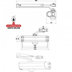 Cierre LINCE 23 C-Retenedor. Negro 2
