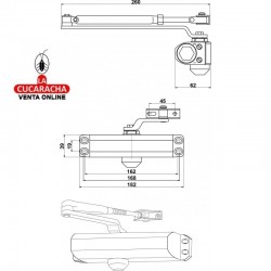 Cierre LINCE 23 C-Retenedor. Plata 2