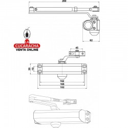 Cierre LINCE 23 SIN-Retenedor. Plata 2