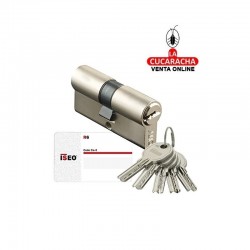 Cilindro ISEO Niquel R6 30x30 Leva Larga. Llaves iguales