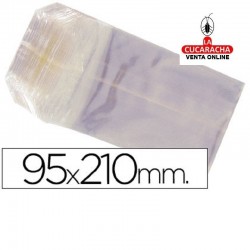 Bolsas Celofan 95x210mm. Paquete 100