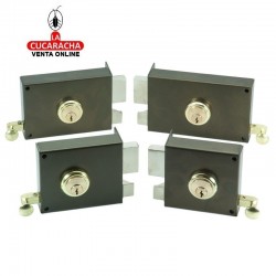 Cerradura ILARGI 125A 10cm. Bombillo Redondo. Mano Izquierda 2