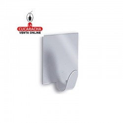Percha Adhesiva BRINOX Grande Blanca. Bolsa 2 Unidades