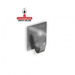 Percha Adhesiva BRINOX Mediana Inox. Bolsa 2 Unidades