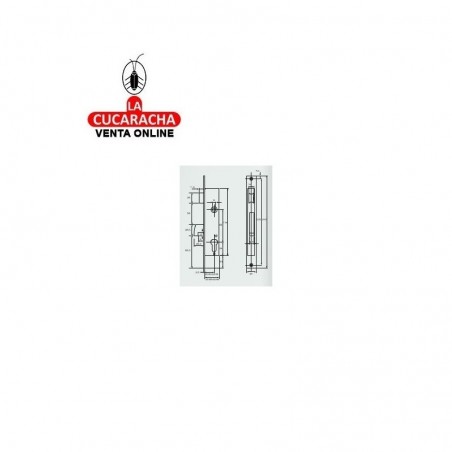 Cerradura TESA 2240-20-3 NI (Gancho)- 25mm. Cerradura TESA 2240-20-3 NI (Gancho)- 25mm.