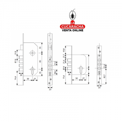 Cerradura TESA R-200 B566L 2