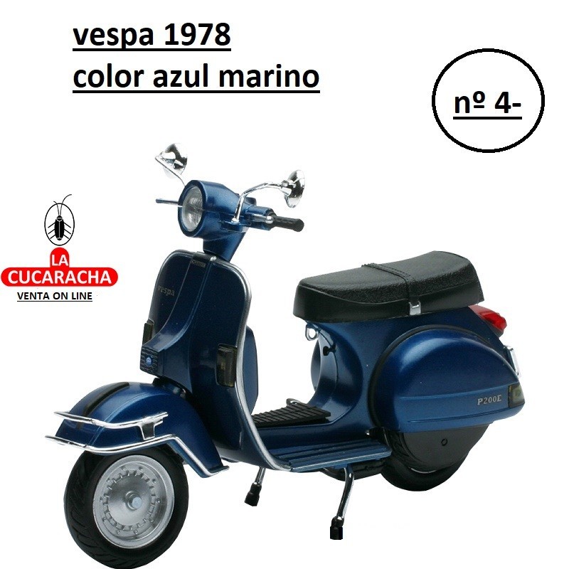 Miniatura Vespa Mini 1978-Azul