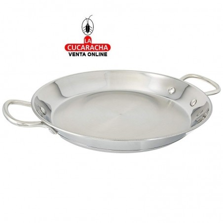 Paellera Inox Inducccion-Vitro GARCIMA 40 Cm - 9 Plazas